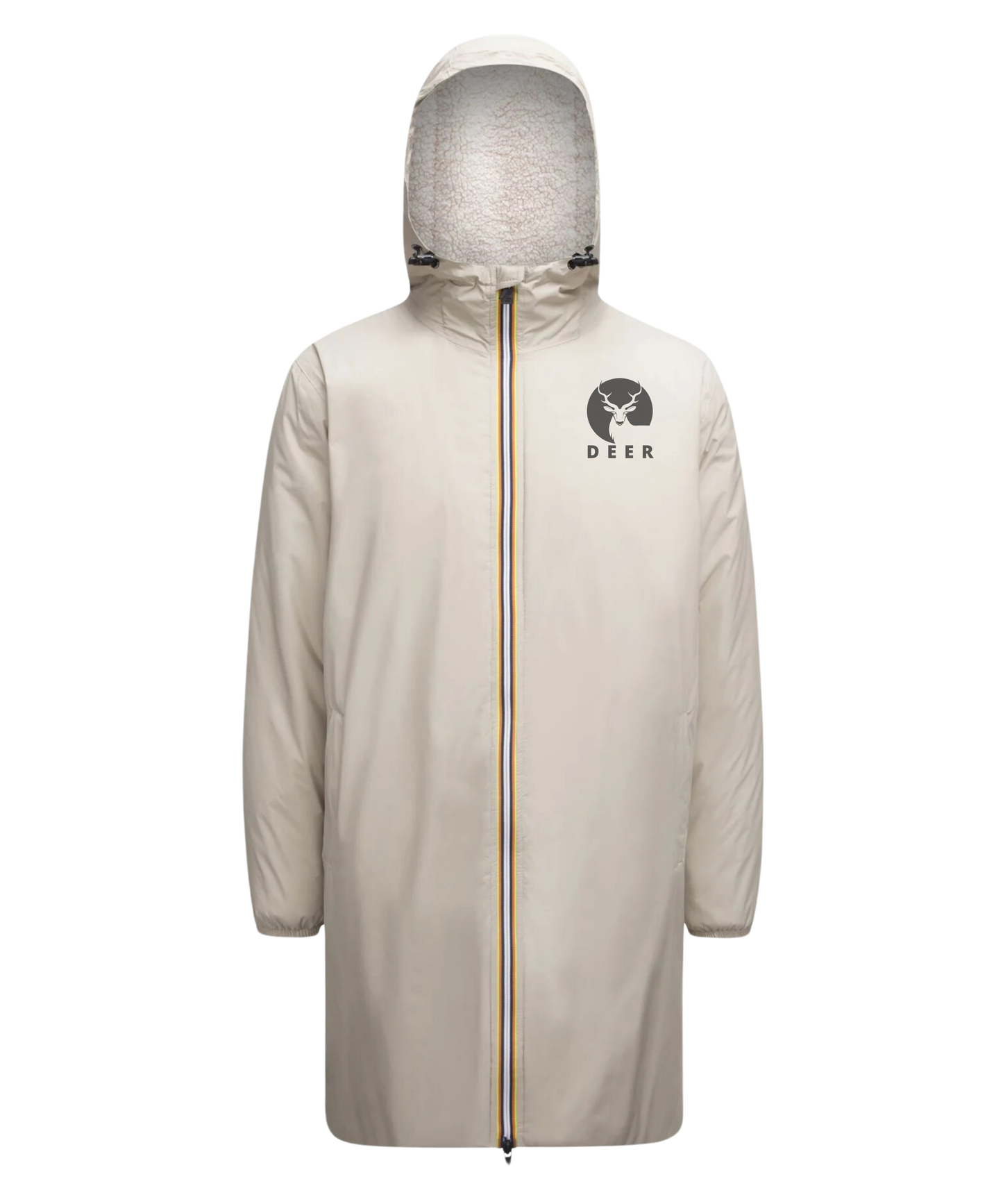 Deer K-way blanc