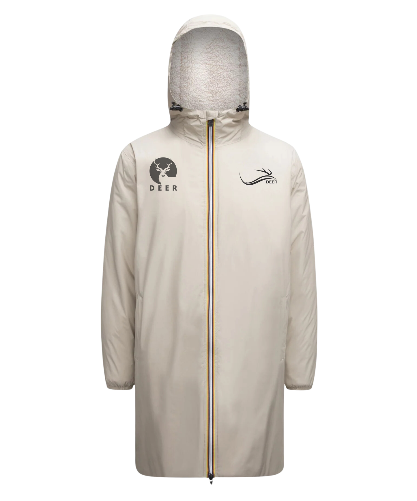Deer K-way blanc