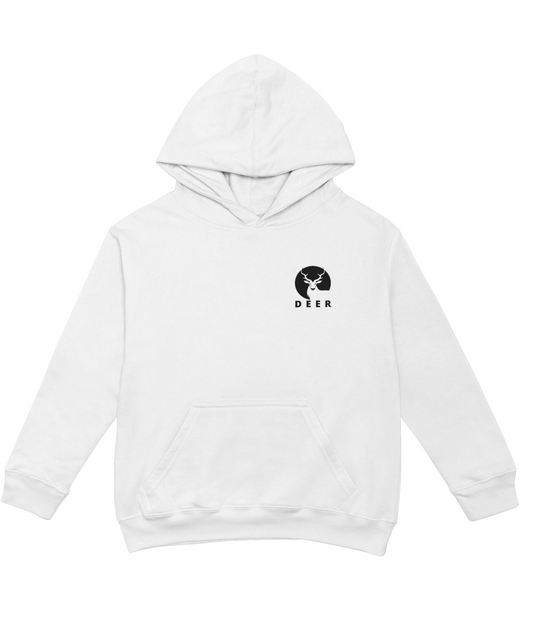 Deer capuche blanc