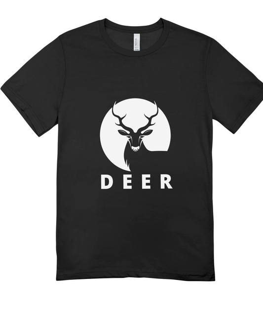 Deer T-shirt normal noir